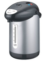 HOT WATER KETTLE MANUAL PUMP 10 CUPS / 2.5QT BRUSHED CHROME