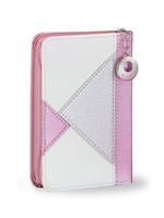 TEHILLIM ROSE & SILVER TRIANGLE MOTIF WITH ZIPPER