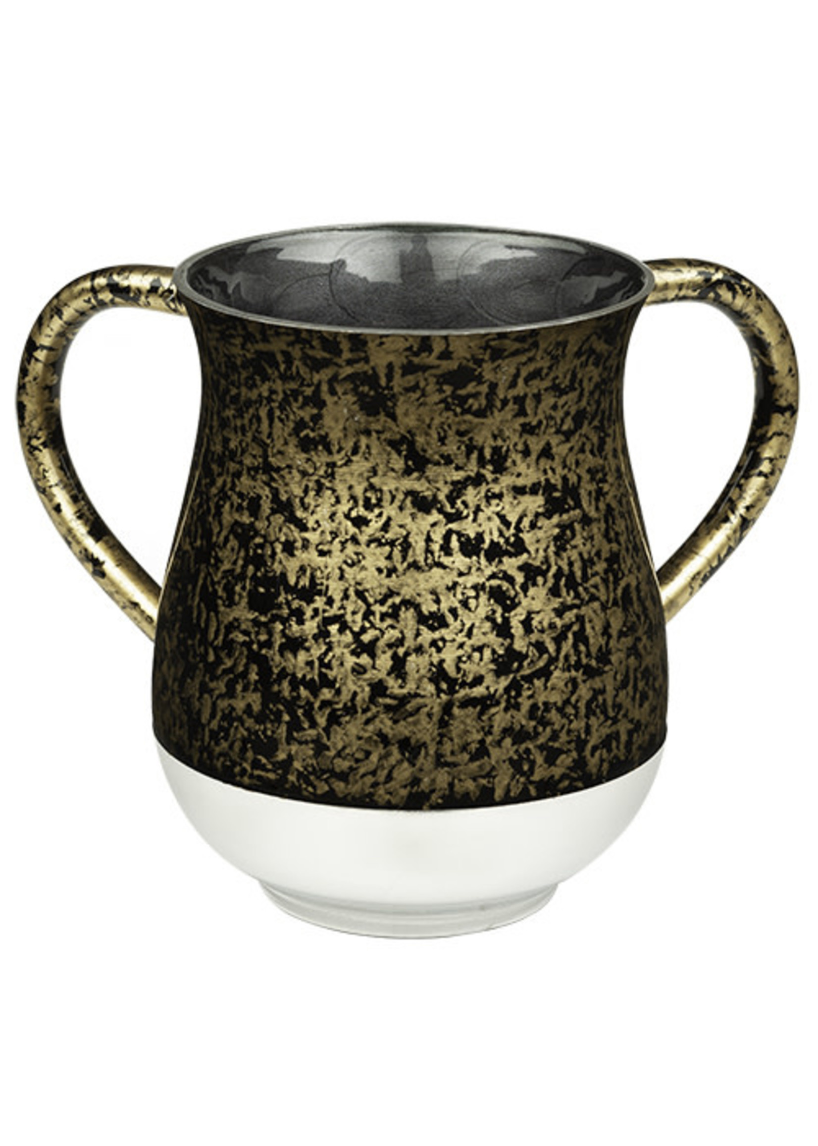 WASH CUP PAINTED BLACK & GOLD