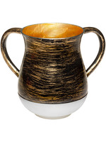 WASH CUP BRUSHED BLACK & GOLD