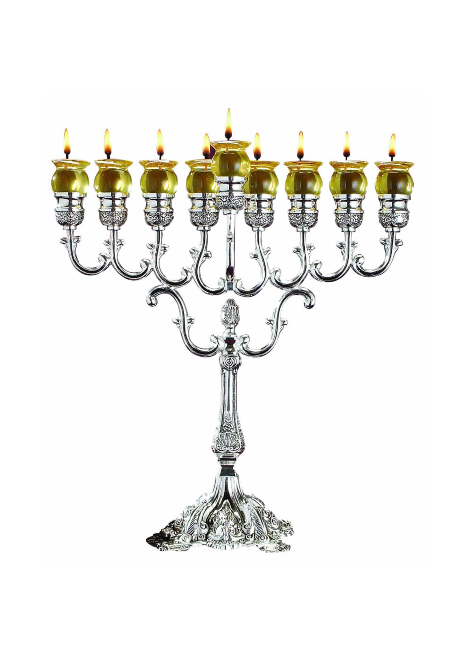 MENORAH SILVERPLATED 13"