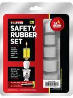 SAFTEY RUBBER 9 LAYER SET  9 PCS.