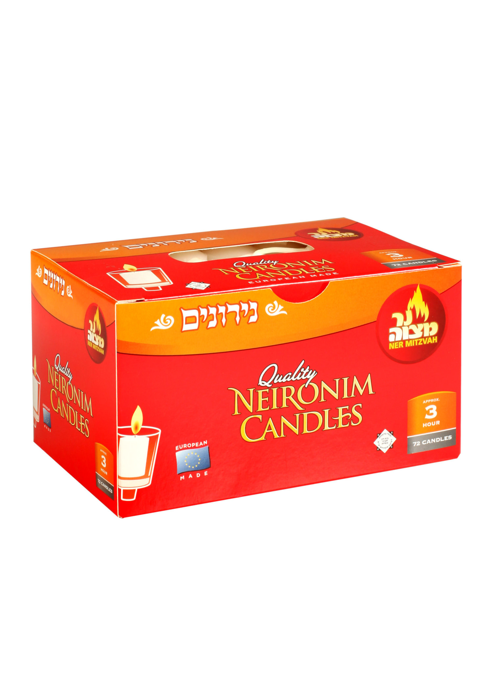 NERONIM CANDLES 3 HOUR 72 PK.
