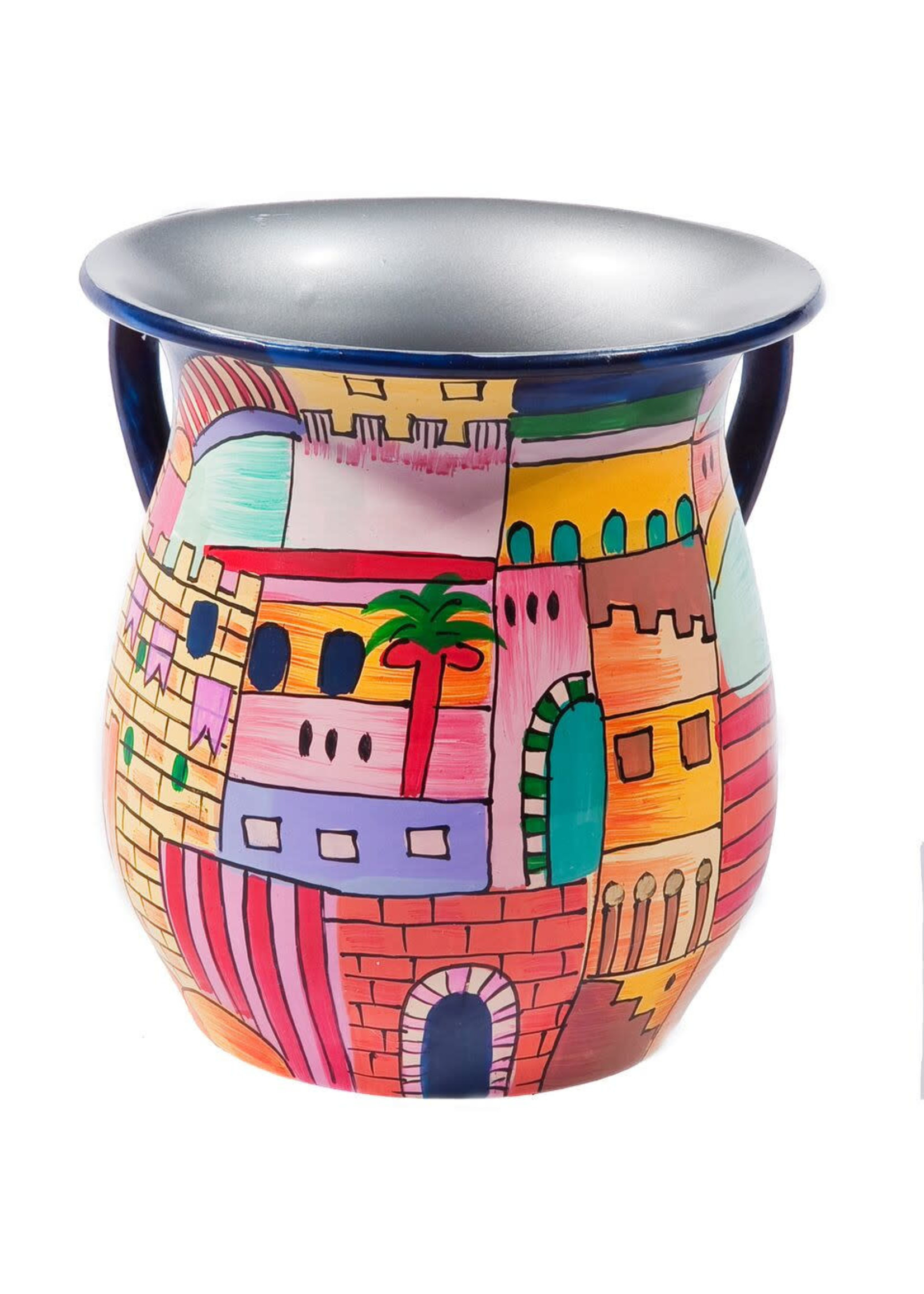 WASH CUP COLORFUL PAINTED JERUSALEM CITY