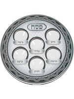 CARDBARD & PLASTIC SEDER PLATE 15"