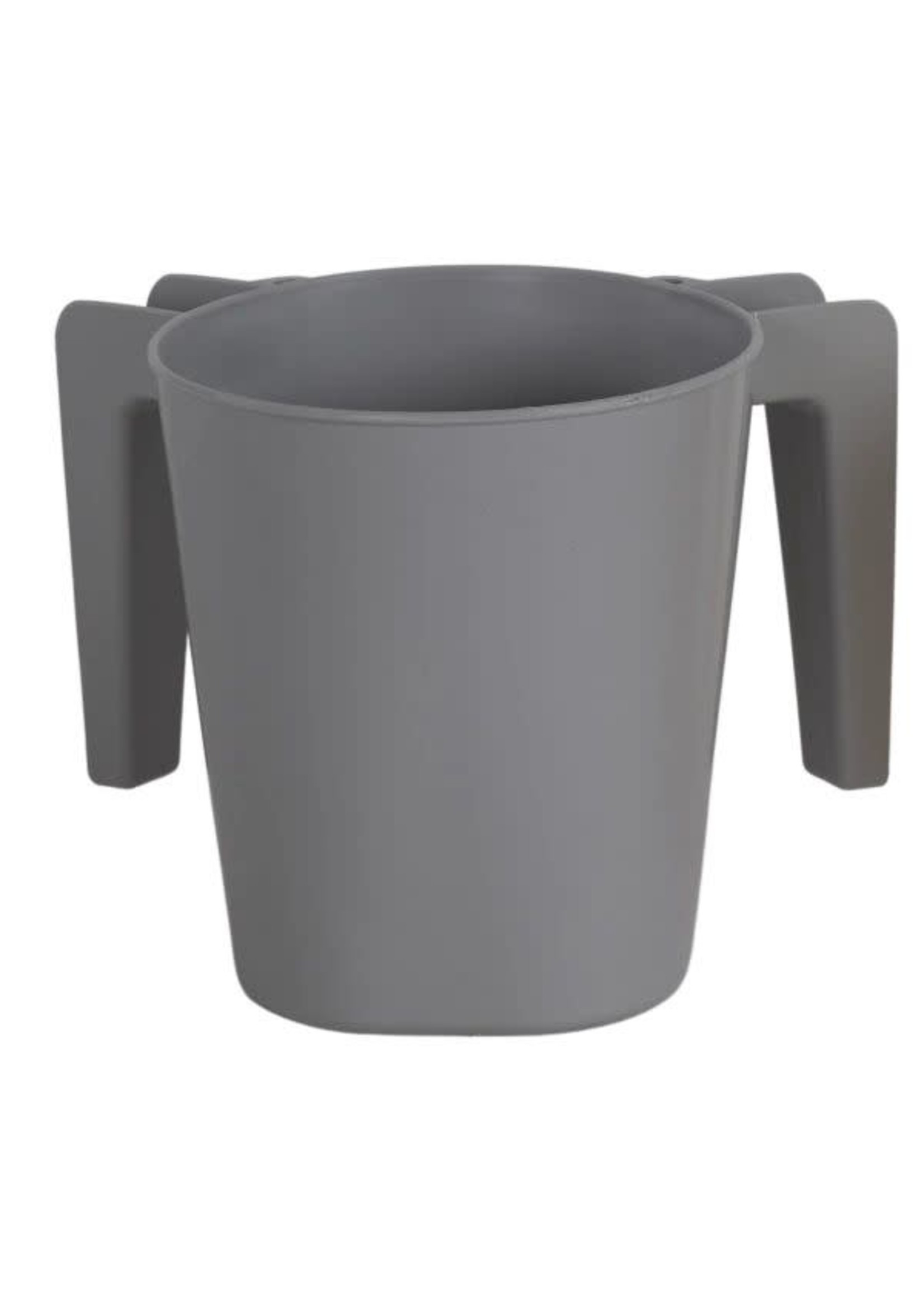 WASHING CUP PLASTIC GREY