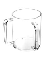 WASHING CUP ACRYLIC WITH LUCITE HANDLES