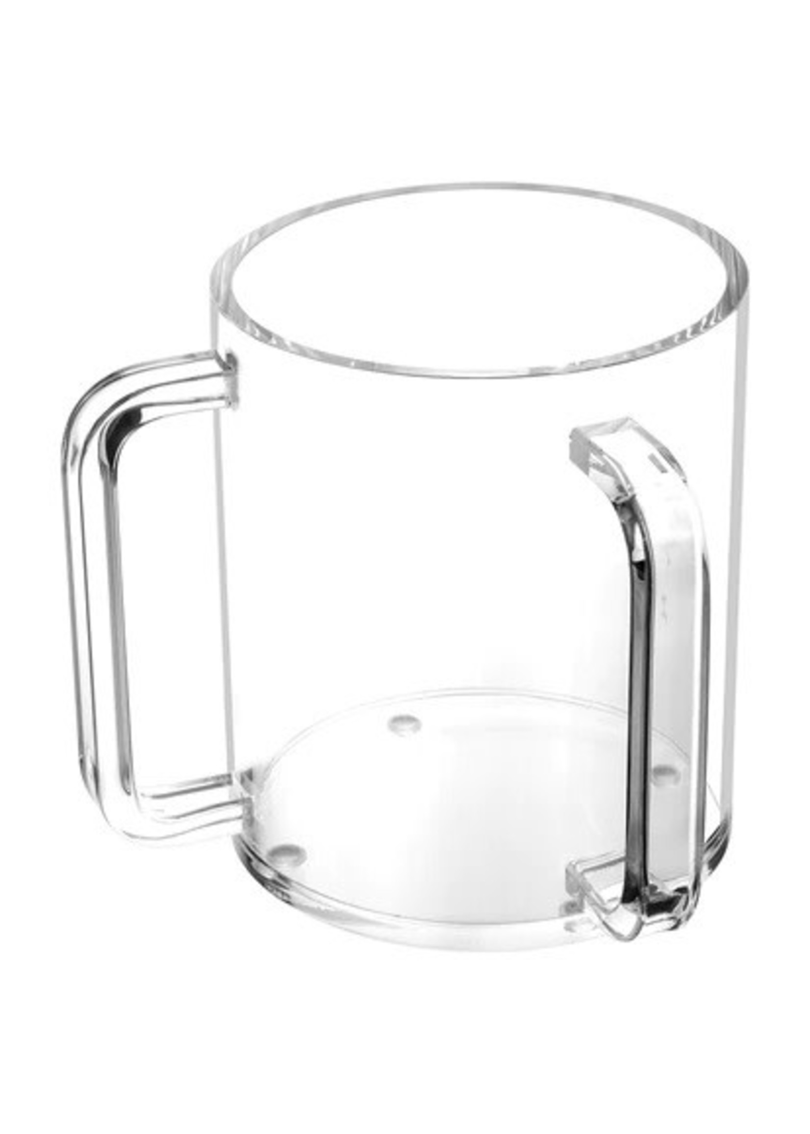 WASHING CUP ACRYLIC WITH LUCITE HANDLES