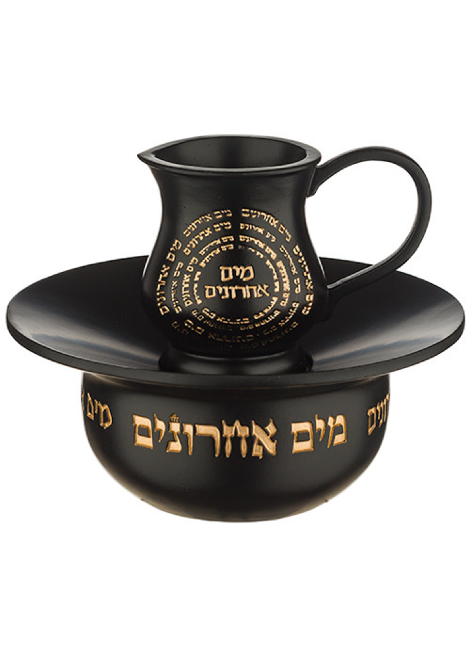 MAYIM ACHRONIM BLACK GOLD BLESSINGS  POLYRESIN