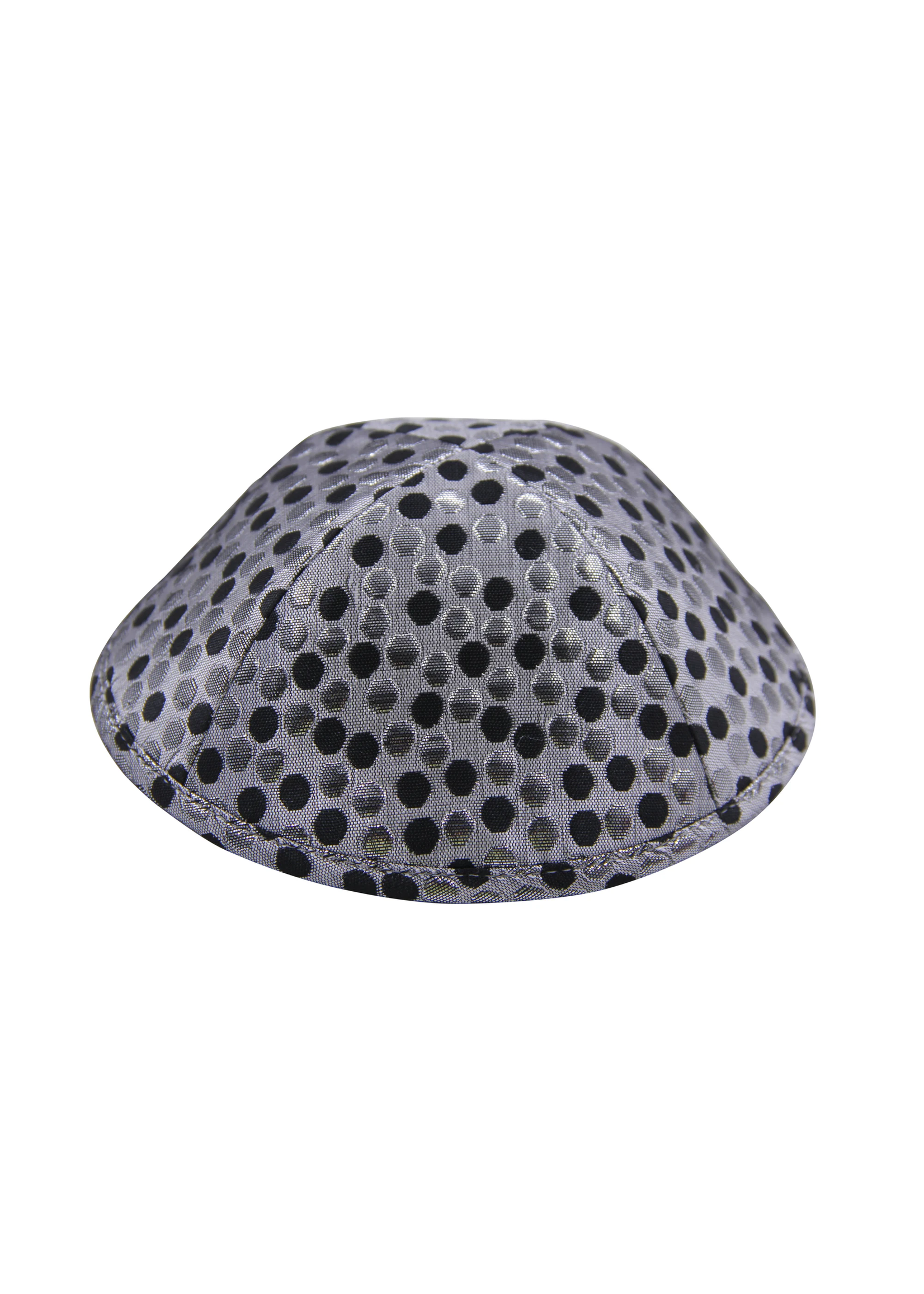 KIPPAH SILVER DOTS