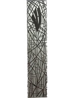 MEZUZAH VITRAGE XS WHITE SILVER 10CM