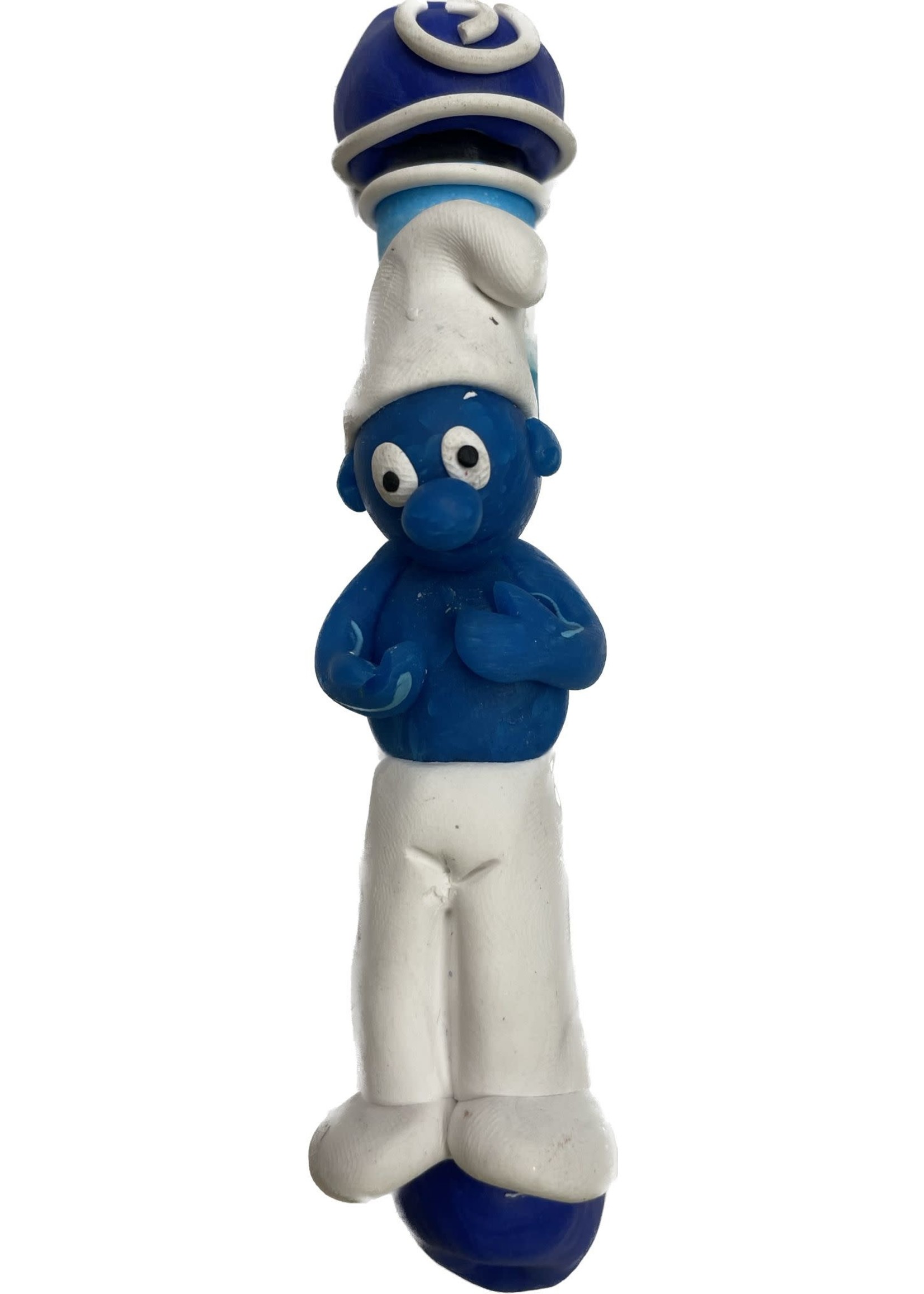 MEZUZAH FIMO SMURF