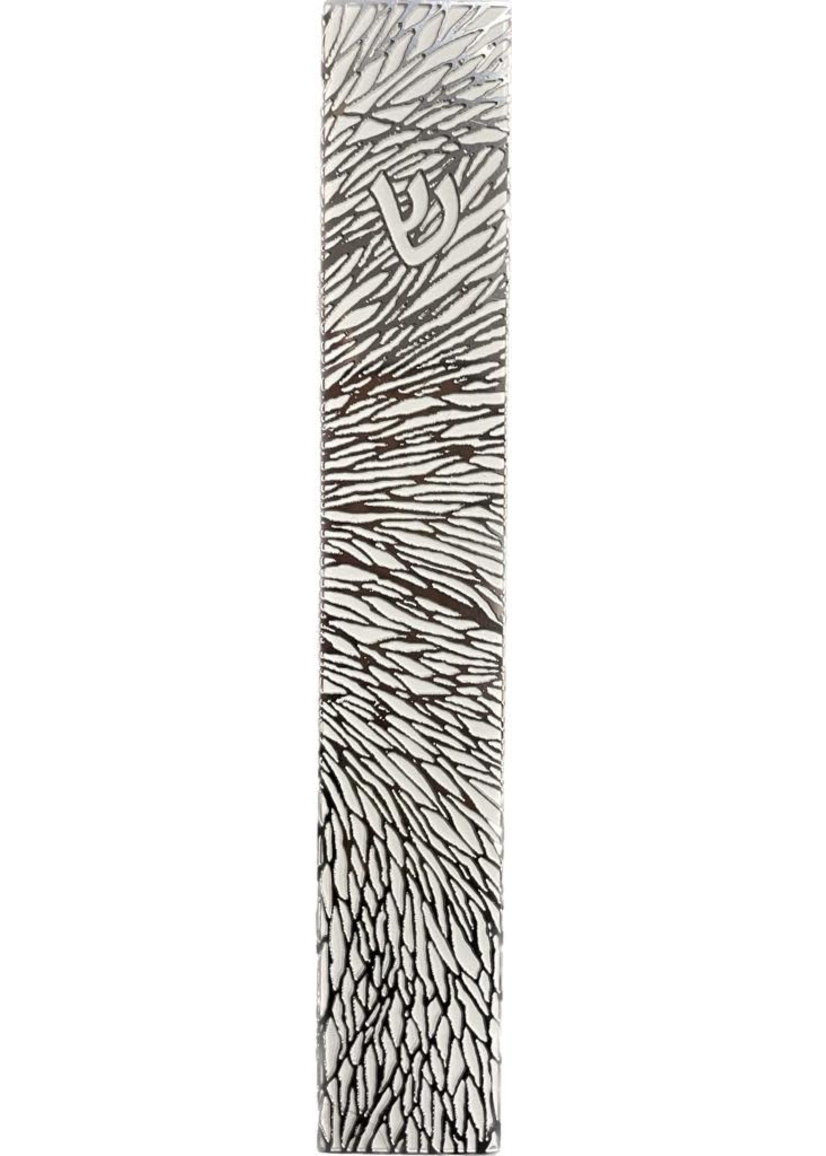 MEZUZAH ALO ALO WHITE SILVER 12CM