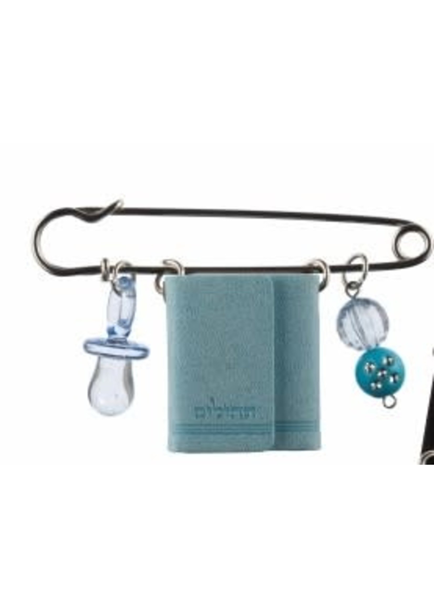 BABY PIN TEHILLIM & BLUE CHARMS