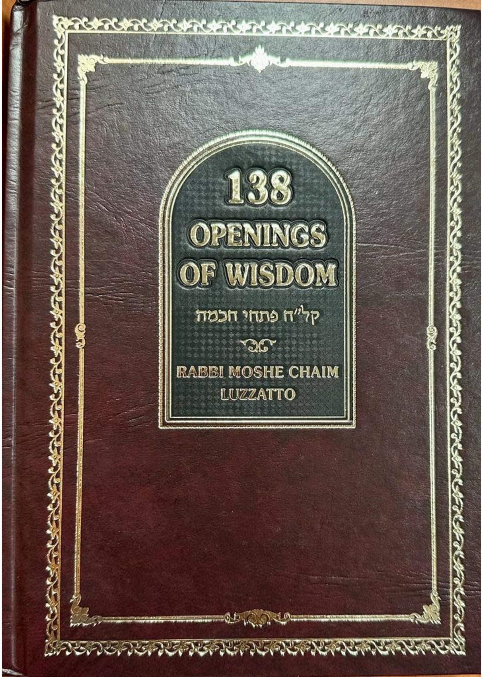 138 OPENINGS OF WISDOM