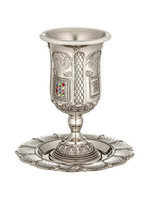 KIDDUSH CUP NICKEL PLATED 15CM