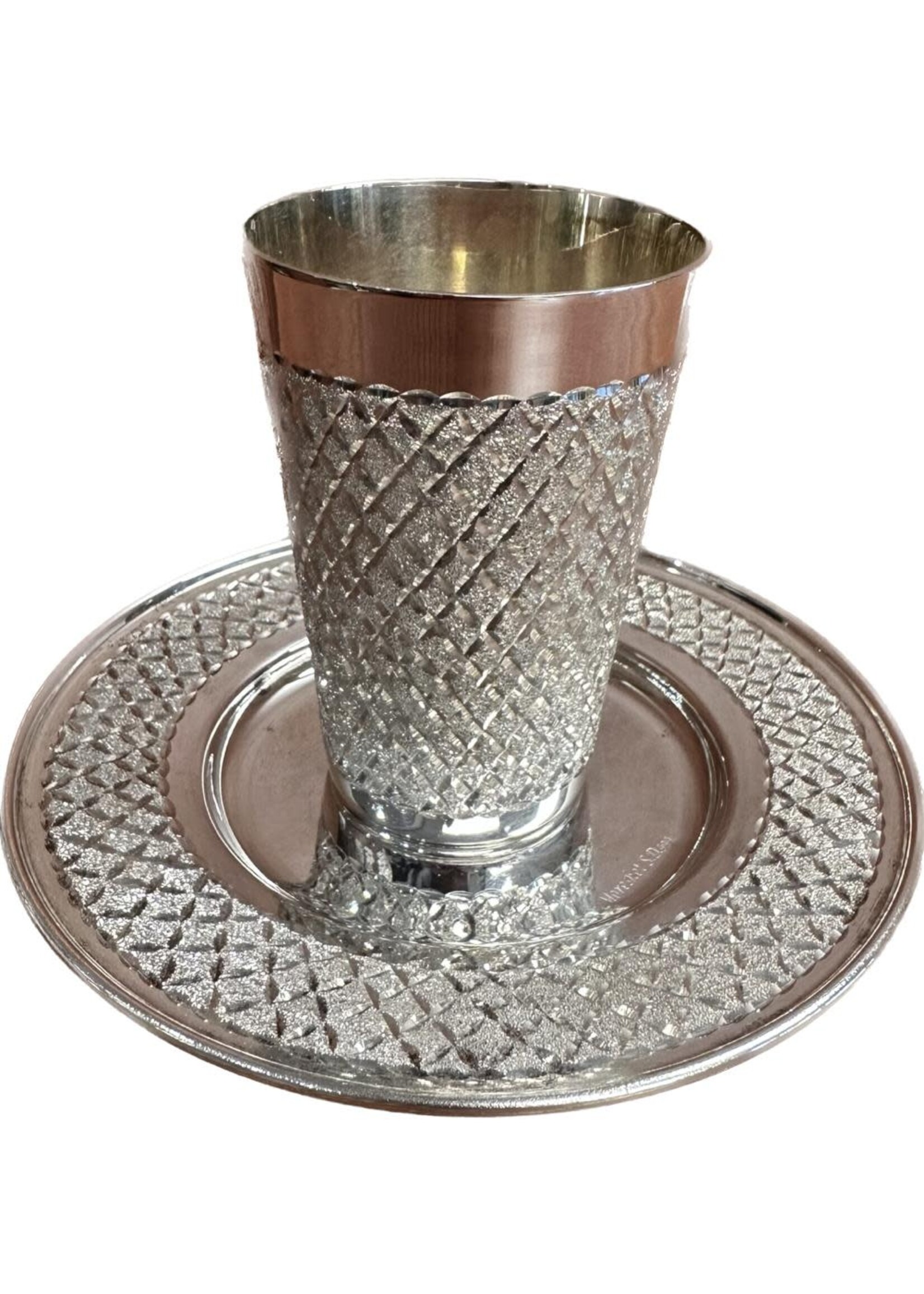 KIDDUSH CUP SILVER DIPPED NO STEM