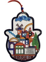 HAMSAH BUSINESS BLESSING HEBREW COLORFUL JERUSALEM