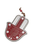 HAMSA HOME BLESSING RED AND WHITE-SPANISH