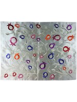 CHALLAH COVER SILVER - POM COLORS