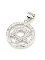 NECKLACE CIRCLE STAR OF DAVID