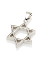 NECKLACE STERLING SILVER STAR OF DAVID