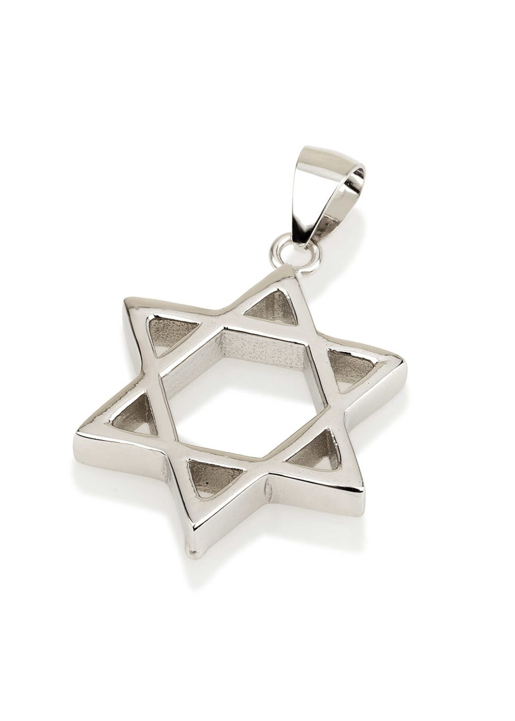 NECKLACE STERLING SILVER STAR OF DAVID