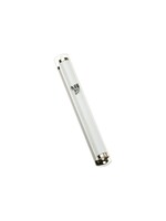 MEZUZAH WHITE WITH METAL DETAIL 12CM