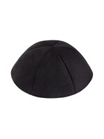 KIPPAH TERYLENE 6 PART BLACK