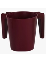 WASH CUP PLASTIC BORDEAUX