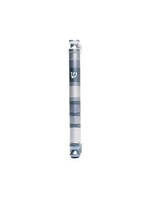 MEZUZAH ALUMINUM GRAY STRIPES CYLINDER