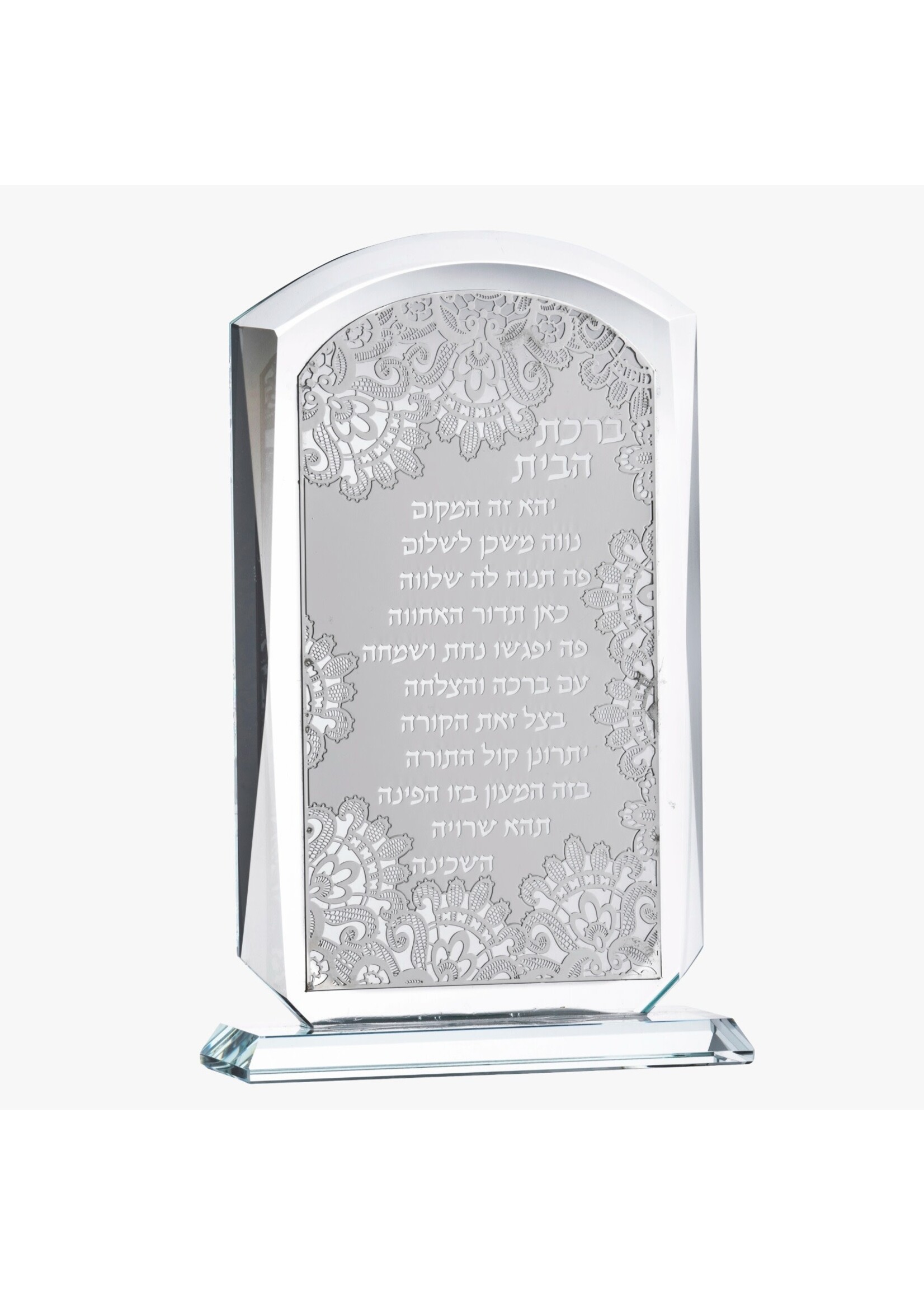 CRYSTAL HOME BLESSING FLORAL 7X4.5"