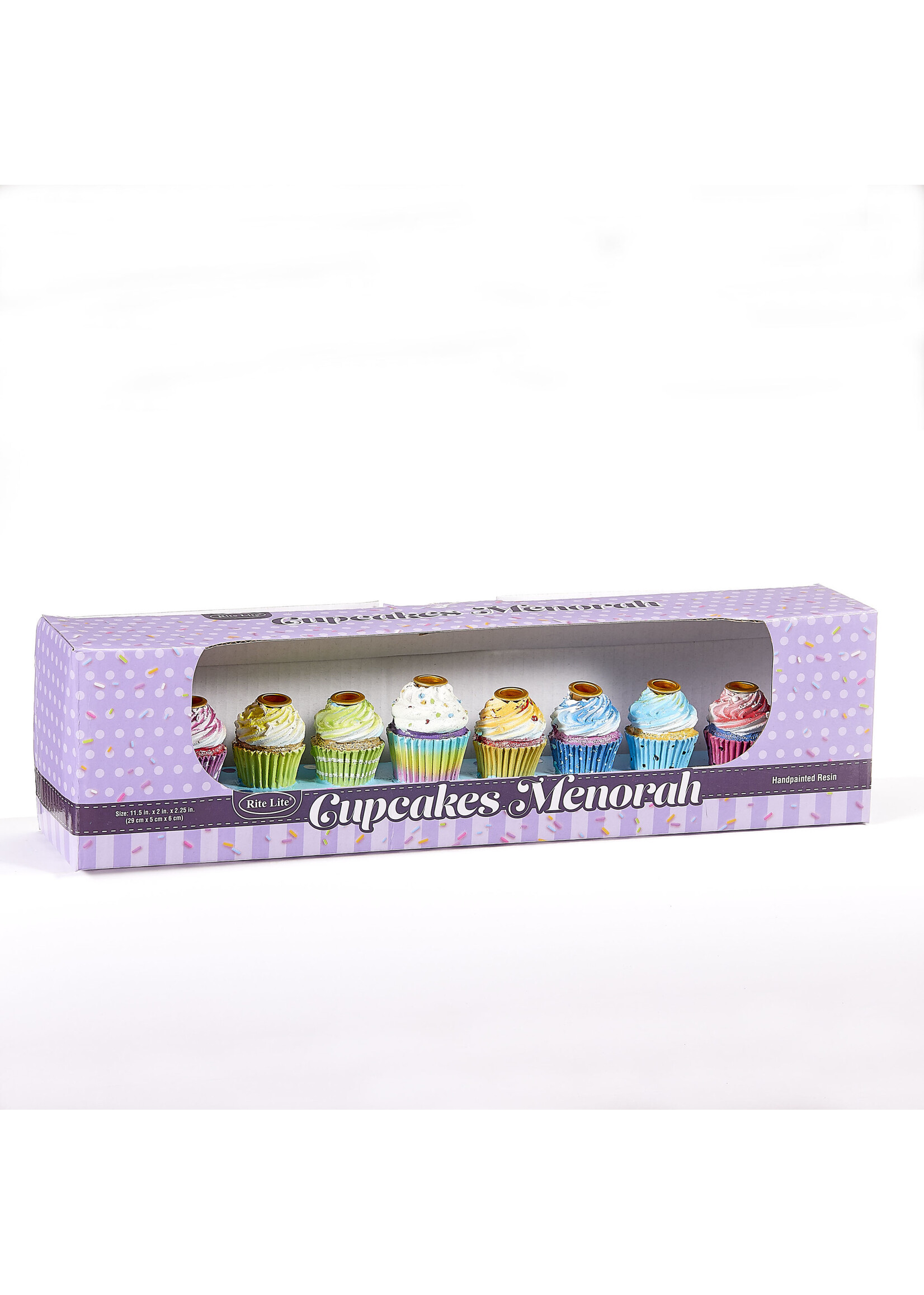 MENORAH COLORFUL CUPCAKES