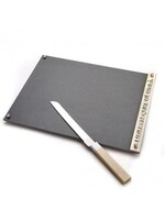 CHALLAH BOARD & KNIFE SET 3D BLESSING CHAMPAGNE