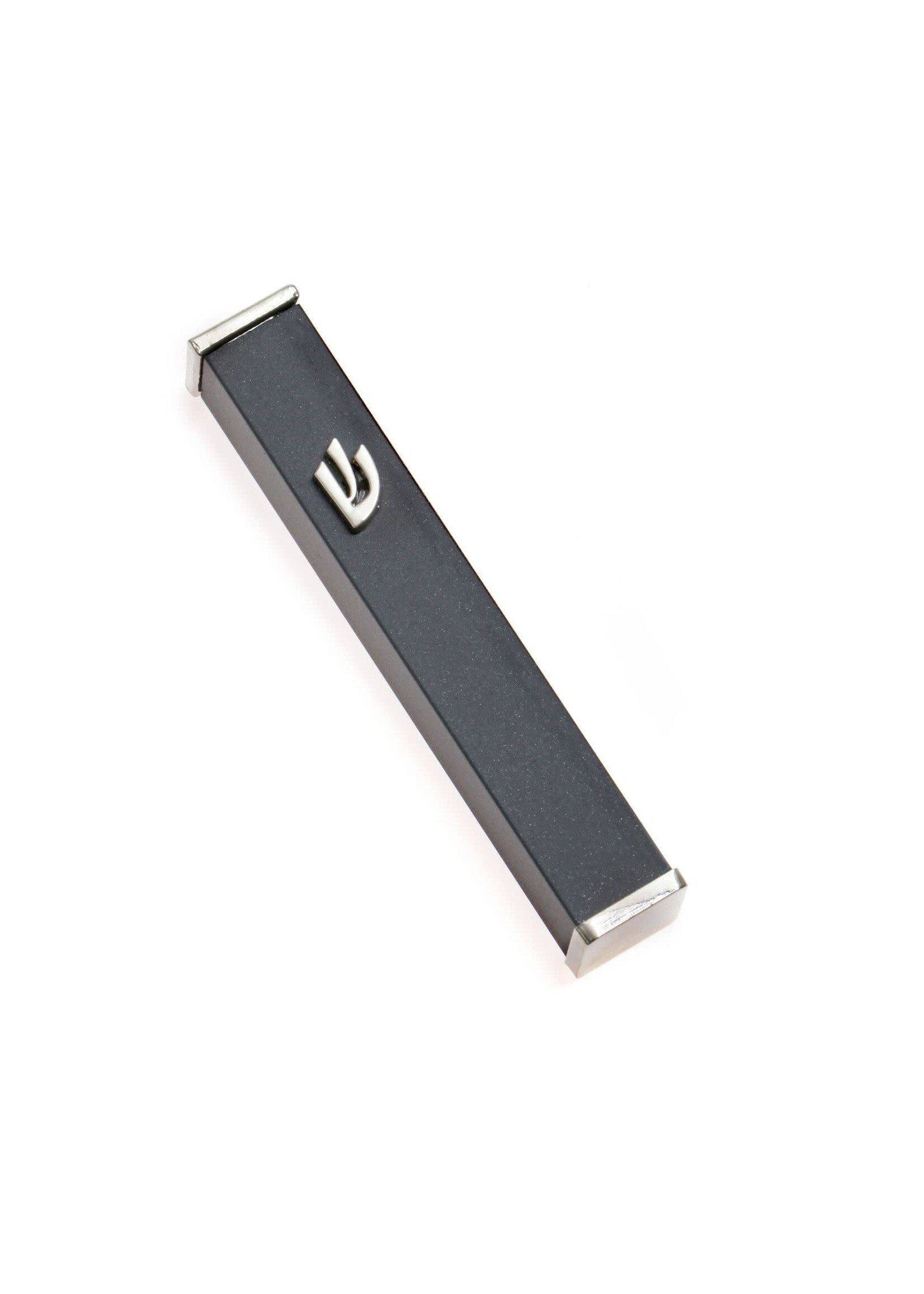 MEZUZAH DARK GREY GLITTER & NICKEL SHIN 15 CM