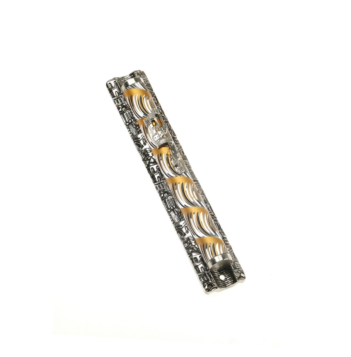 PLASTIC MEZUZAH CASE Rectangle Shape CLEAR SILVER Shin Waterproof Sold In Unit Of 5 Pcs