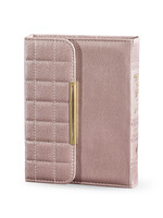 SIDDUR ASHKENAZ LIGHT PINK PURSE DESIGN FAUX LEATHER