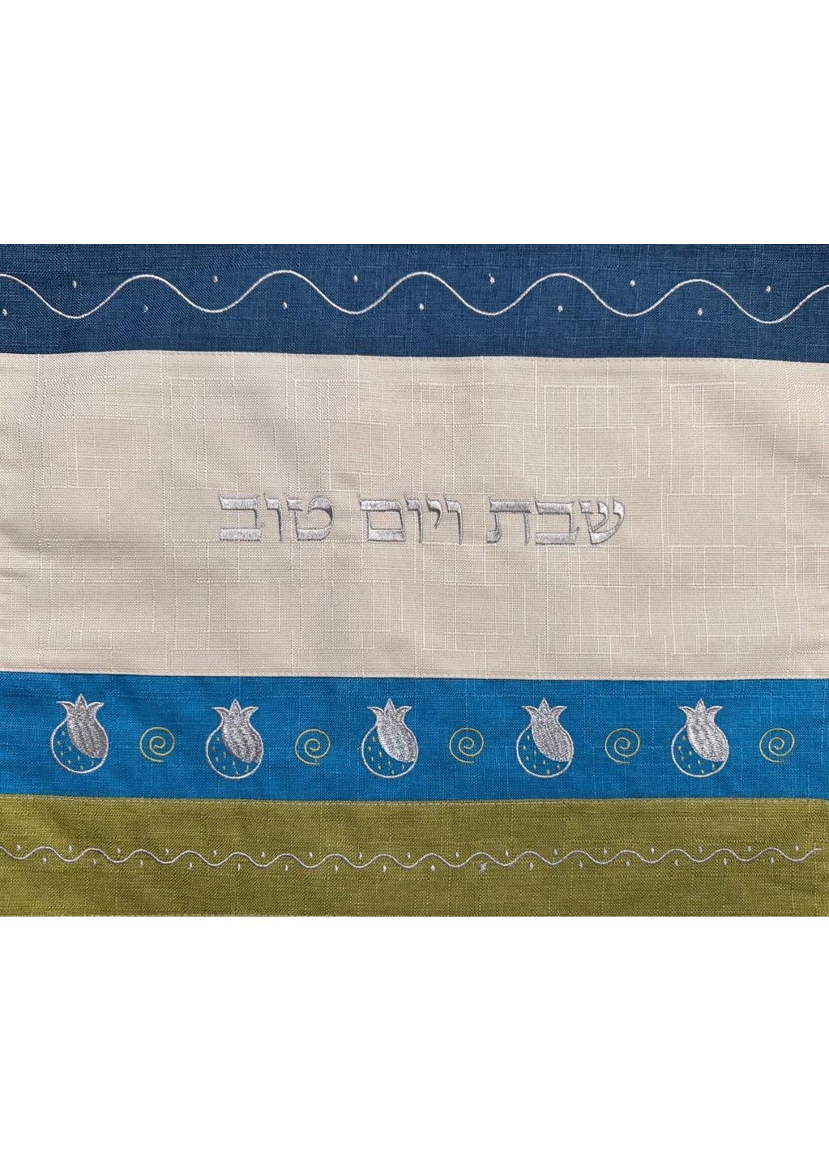 CHALLAH COVER LINEN  - POM COLORS