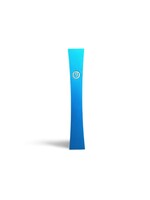 MEZUZAH CURVE BLUE CIRCLE SHIN INLAY 12CM