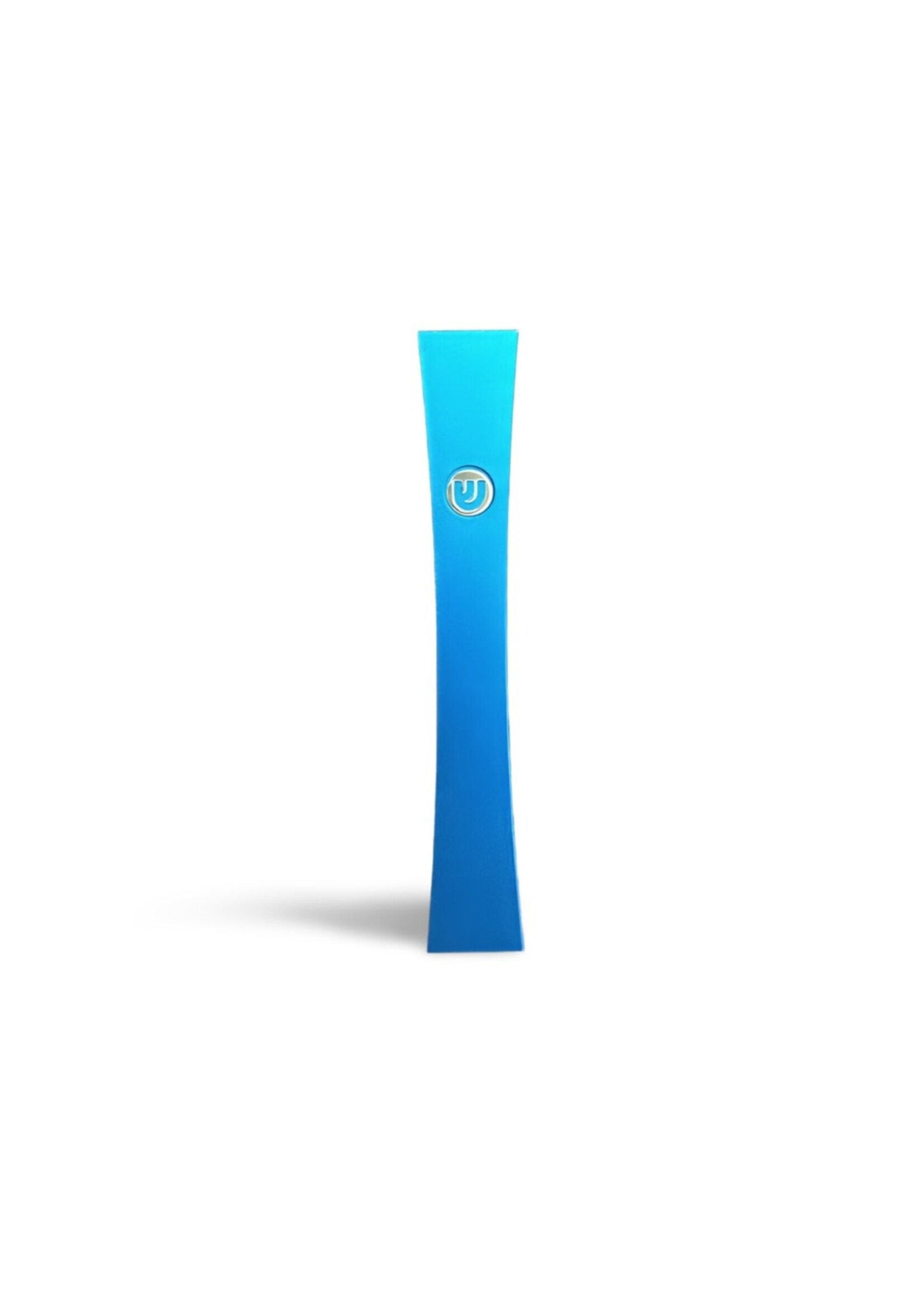MEZUZAH CURVE BLUE CIRCLE SHIN INLAY 12CM