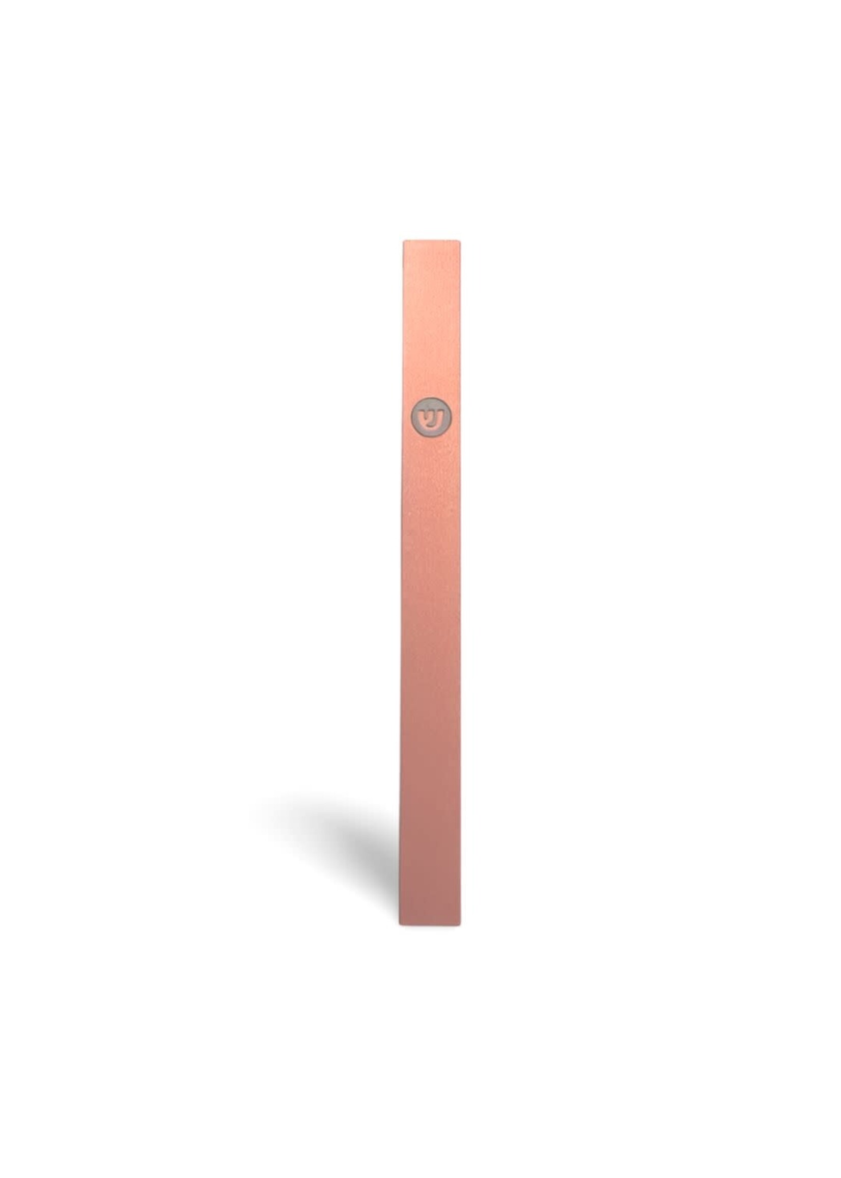 MEZUZAH CLASSIC PINK CIRCLE SHIN INLAY 10CM