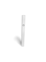 MEZUZAH CLASSIC SILVER CIRCLE SHIN INLAY 10CM