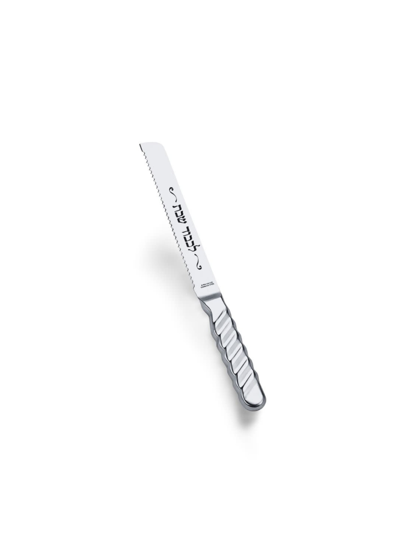 CHALLAH KNIFE STAINLESS STEEL BRAIDS DESING 13"