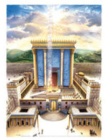 SUKKAH POSTER BEIS HAMIKDASH