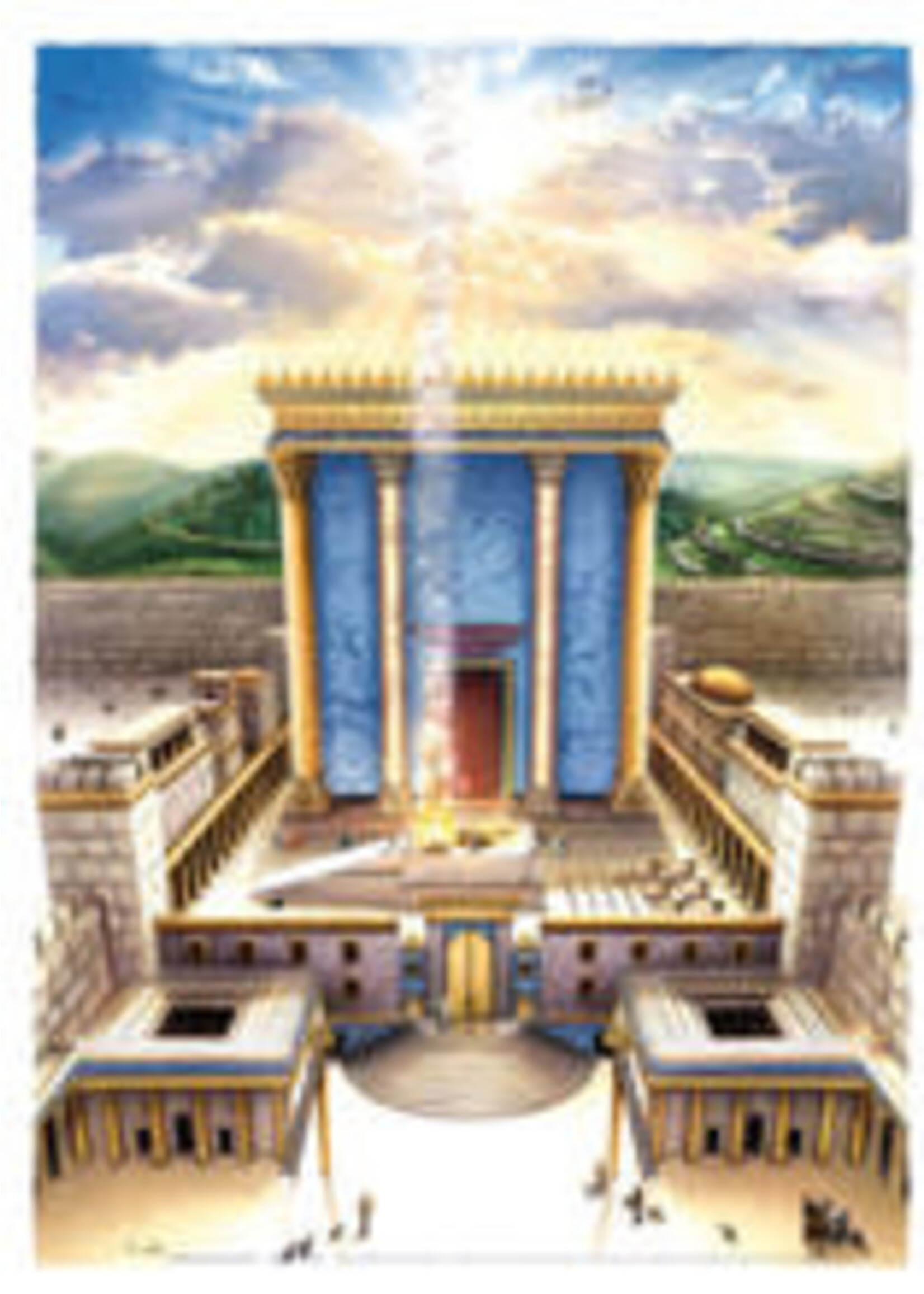 SUKKAH POSTER BEIS HAMIKDASH