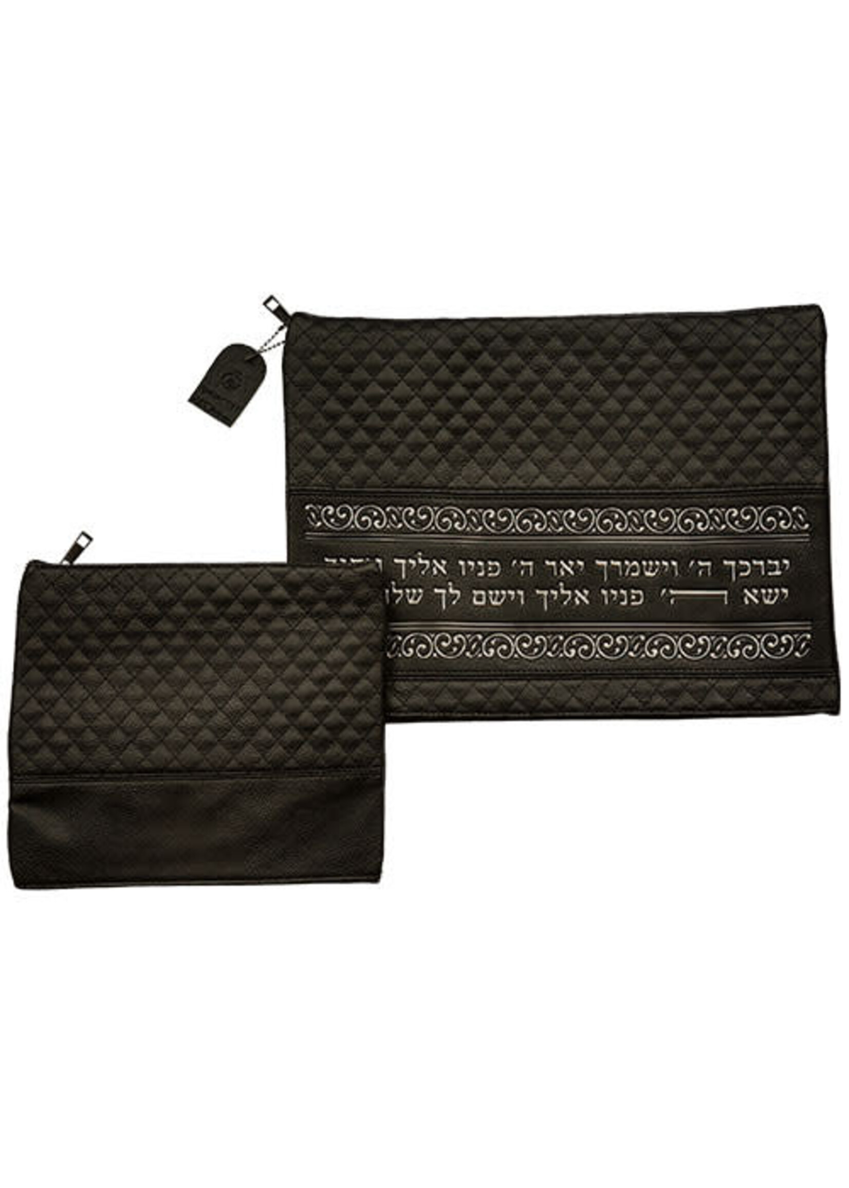 TALLIS AND TEFILLIN BAG SET CROSTITCH AND EMBRIODERY