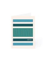 BAR MITZVAH GREETING CAR BLUE STRIPES