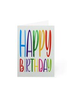 BIRTHDAY RAINBOW GREETING CARD