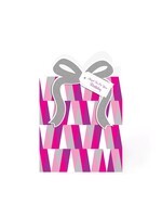 BIRTHDAY GREETING CARD PINK GIFT BOX