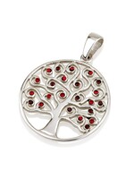 NECKLACE TREE OF LIFE-RED